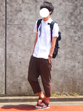 とっしーさん（メンズ・184cm）の夏コーディネート