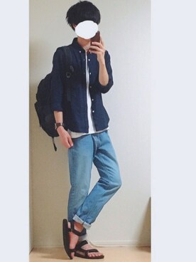 とっしーさん（メンズ・184cm）の夏コーディネート