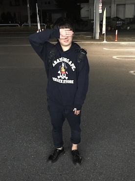「A BATHING APE（アベイシングエイプ）のアイテム（その他）」を使った、せーにゃんさん（メンズ・160cm）の秋コーディネート