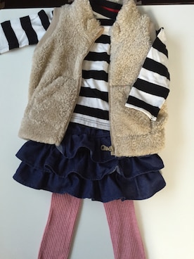 emi_yu_aさん（キッズ・80cm）の秋コーディネート