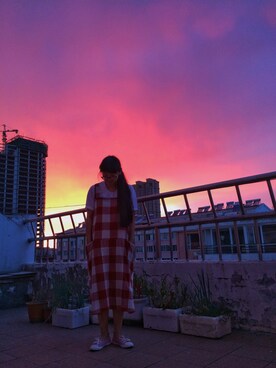 婧さん（レディース・163cm）の夏コーディネート