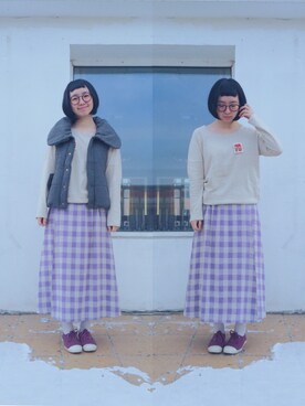 婧さん（レディース・163cm）の冬コーディネート