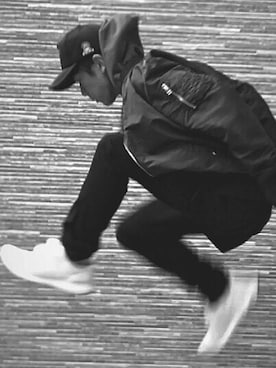 「ANDSUNS（アンドサンズ）のアイテム（キャップ）」を使った、ざわさん（メンズ・171cm）の冬コーディネート