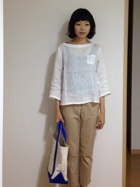 kuさん（レディース・168cm）の夏コーディネート