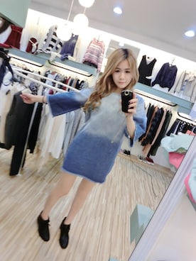 倪妮さんのコーディネート