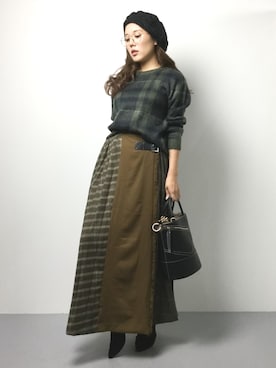 黒田デビーさん(レディース・165cm)の秋コーディネート