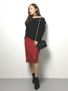 黒田デビーさん（レディース・165cm）の秋コーディネート