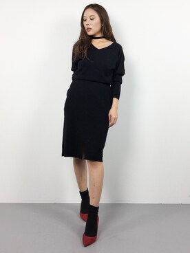 黒田デビーさん（レディース・165cm）の冬コーディネート