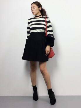 黒田デビーさん（レディース・165cm）の冬コーディネート