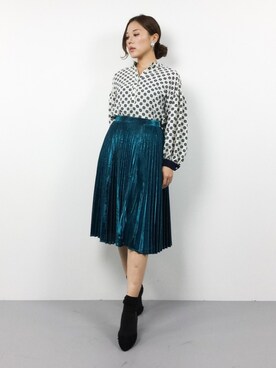 黒田デビーさん（レディース・165cm）の冬コーディネート