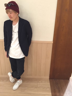 AKさん（メンズ・174cm）の春コーディネート