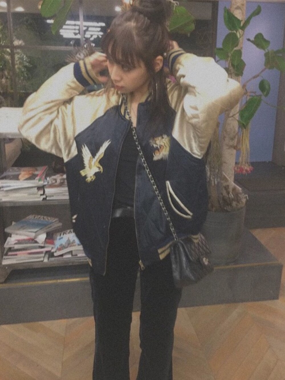 「faithtokyo」｜「Faithのアイテム（その他アウター、ベージュ系）」を使った、ℳさん（レディース・168cm）の春コーディネートの1枚目の写真