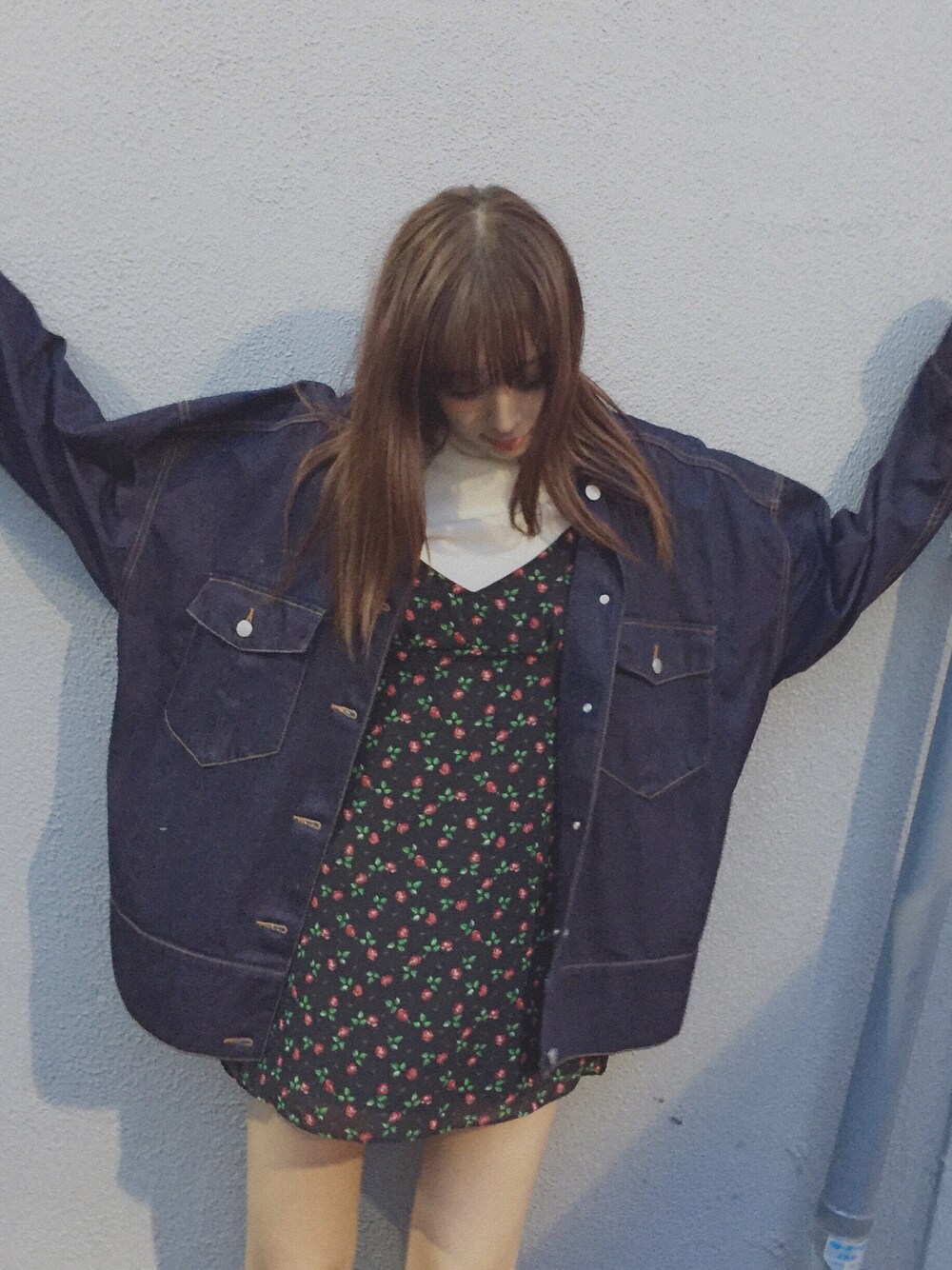 「Faith、faithtokyo」｜「Faithのアイテム（ワンピース、ブラック系）」を使った、ℳさん（レディース・168cm）の春コーディネートの1枚目の写真
