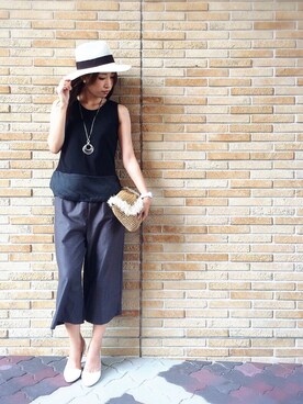 はっとりちゃんさん（レディース・160cm）の夏コーディネート