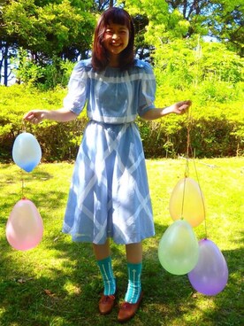 「ムー部」｜マママさん（レディース・151cm）の春コーディネート