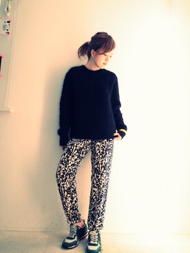 「ISABEL MARANT（イザベルマラン）のアイテム（アクセサリー）」を使った、FLONT STAFF さん（レディース・150cm）の冬コーディネート