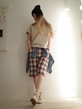 「ISABEL MARANT（イザベルマラン）のアイテム（シューズ）」を使った、FLONT STAFF さん（レディース・165cm）の冬コーディネート