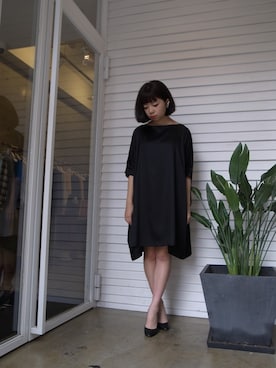 「アイテム（ワンピース/ドレス）」を使った、FLONT STAFF さん（レディース・155cm・10代）の夏コーディネート