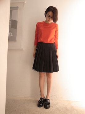「YMC（ワイエムシー）のアイテム」を使った、FLONT STAFF さん（レディース・159cm）の夏コーディネート