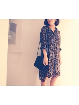 「ISABEL MARANT（イザベルマラン）のアイテム（ワンピース/ドレス）」を使った、FLONT STAFF さん（レディース・155cm）の秋コーディネート