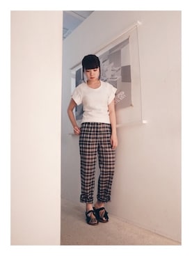 「ISABEL MARANT（イザベルマラン）のアイテム（サンダル）」を使った、FLONT STAFF さん（レディース・155cm）の冬コーディネート