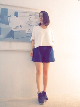 「3.1 Phillip Lim（スリーワンフィリップリム）のアイテム」を使った、FLONT STAFF さん（レディース・158cm）の冬コーディネート