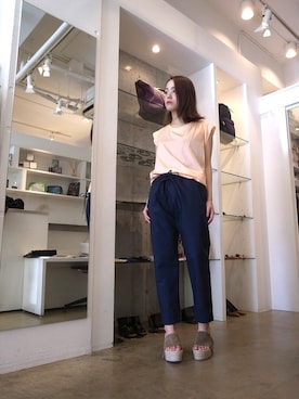 「3.1 Phillip Lim（スリーワンフィリップリム）のアイテム」を使った、FLONT STAFF さん（レディース・158cm）の春コーディネート