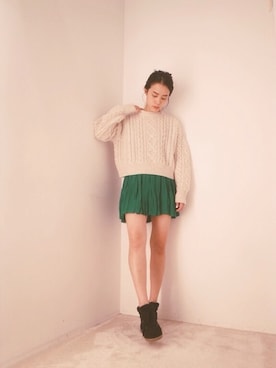 「 白」｜FLONT STAFF さん（レディース・158cm）の夏コーディネート