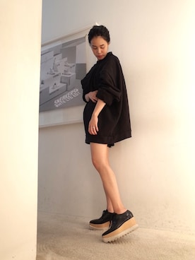 「VETEMENTS（ヴェトモン）のアイテム」を使った、FLONT STAFF さん（レディース・158cm）の夏コーディネート