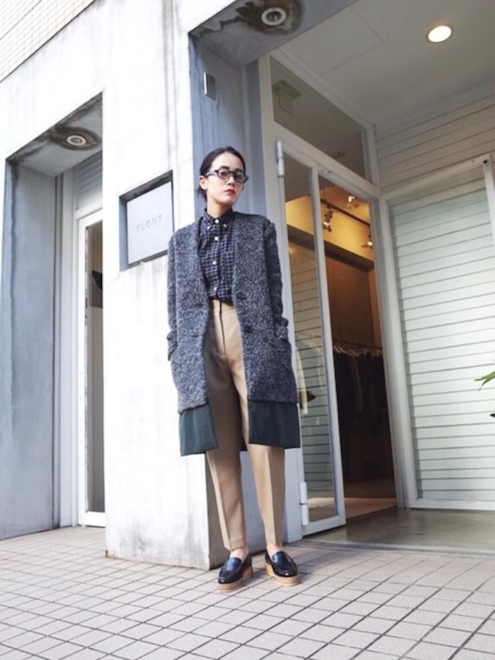 kolorのチェスターコートを使った人気ファッションコーディネート - WEAR