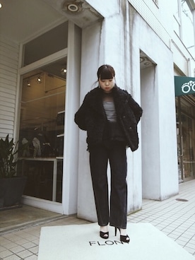 「ISABEL MARANT（イザベルマラン）のアイテム」を使った、FLONT STAFF さん（レディース・155cm）の冬コーディネート
