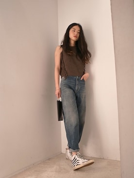 「3.1 Phillip Lim（スリーワンフィリップリム）のアイテム」を使った、FLONT STAFF さん（レディース・158cm）の冬コーディネート