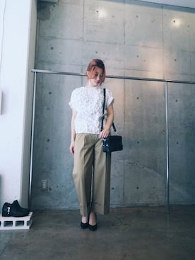 「3.1 Phillip Lim（スリーワンフィリップリム）のアイテム」を使った、FLONT STAFF さん（レディース・163cm）の春コーディネート