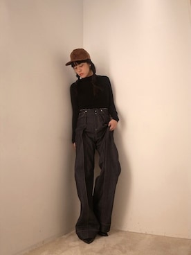 「ISABEL MARANT（イザベルマラン）のアイテム」を使った、FLONT STAFF さん（レディース・158cm）の夏コーディネート