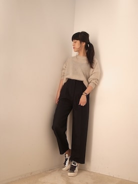 「ISABEL MARANT（イザベルマラン）のアイテム」を使った、FLONT STAFF さん（レディース・158cm）の夏コーディネート
