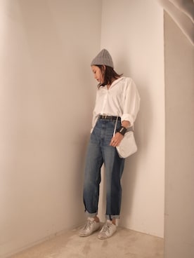 「MARCOMONDE（マルコモンド）のアイテム」を使った、FLONT STAFF さん（レディース・160cm）の秋コーディネート