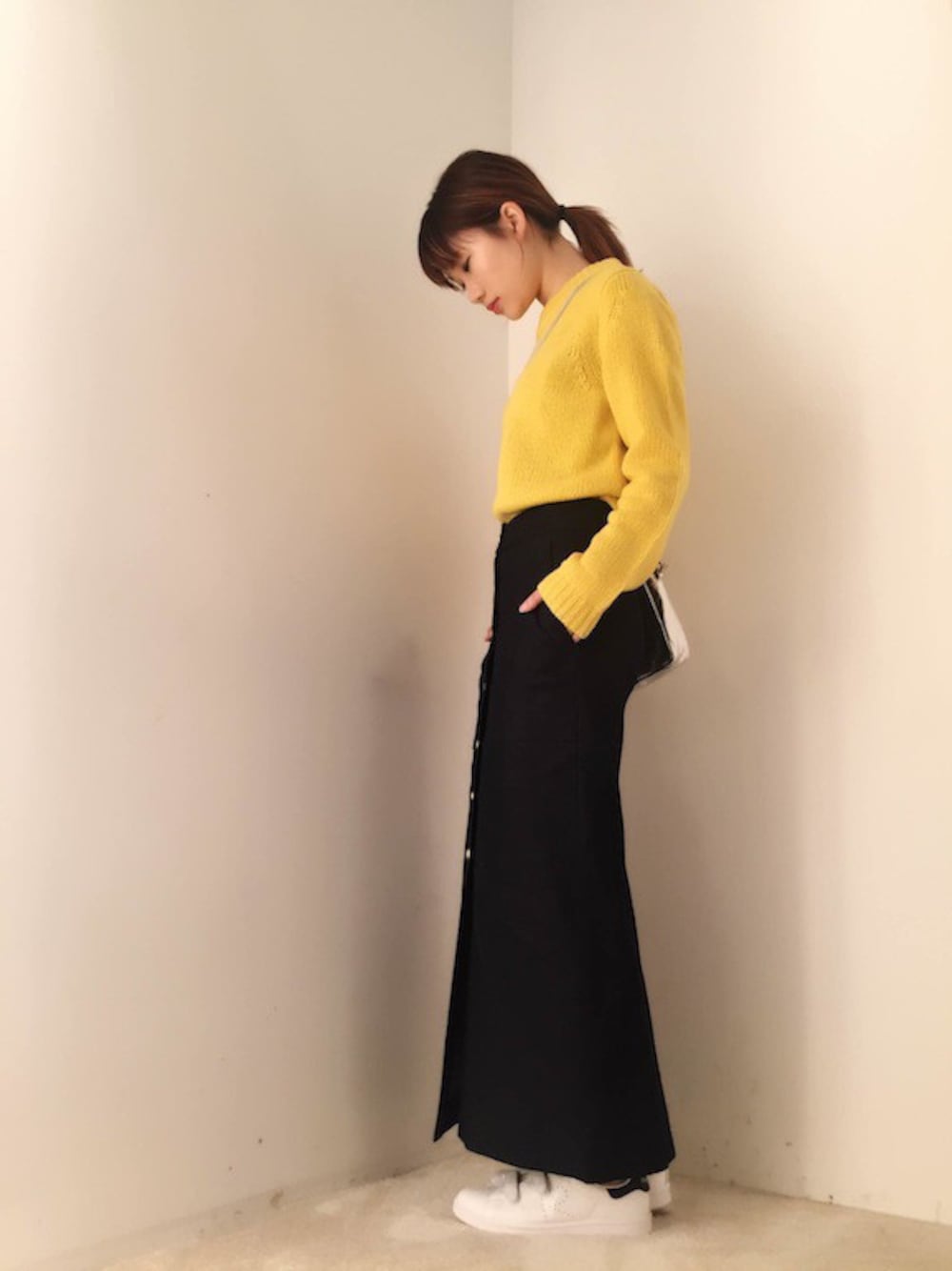 Acne Studiosのニット/セーター（イエロー系）を使った人気 