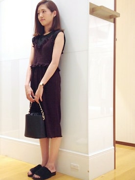 「トレンド」｜原さん（レディース・159cm）の夏コーディネート