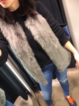 「黒ニット」｜azumiさん（レディース・166cm）の秋コーディネート