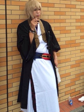 「アイテム（つなぎ/オールインワン）」を使った、シンさん（メンズ・181cm）の秋コーディネート