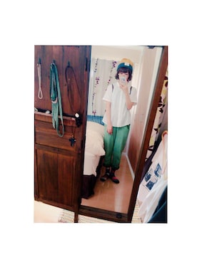 「CLOUDNINE（クラウドナイン）のアイテム（パンツ）」を使った、ﾙ ﾘ ﾔ ﾝさん（レディース・162cm）の秋コーディネート