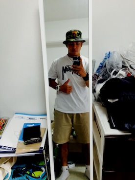 「NIKE(ナイキ)のアイテム(バングル/リストバンド)」を使った、Ryota Ohnoさん(メンズ・170cm)の冬コーディネート