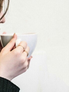 「アイテム（食器/キッチン、ホワイト系）」を使った、HIRUMESHIさん（レディース・154cm）の春コーディネート