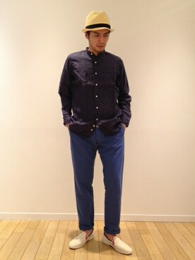 Bshop 有楽町スタッフ2さん（メンズ・180cm）の春コーディネート