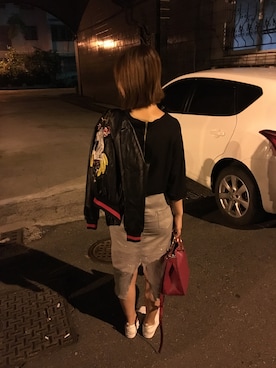 「橫須賀」｜潘汝亞さん（レディース・162cm）の秋コーディネート