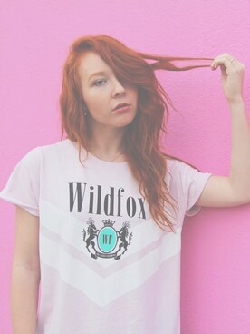 「WILDFOX」｜Glennellen Andersonさん（レディース・165cm）の秋コーディネート