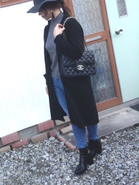 エミさん（レディース・160cm）の冬コーディネート