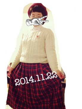 まぁ子さんのコーディネート