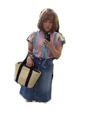 「古着のアイテム（シャツ/ブラウス、その他）」を使った、annappleさん（レディース・157cm）の秋コーディネート