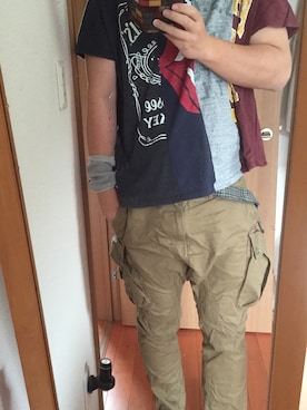 flocon de neige(ZOZOブランド化2021プロフ応援お願いします）さん（メンズ・177cm）の夏コーディネート